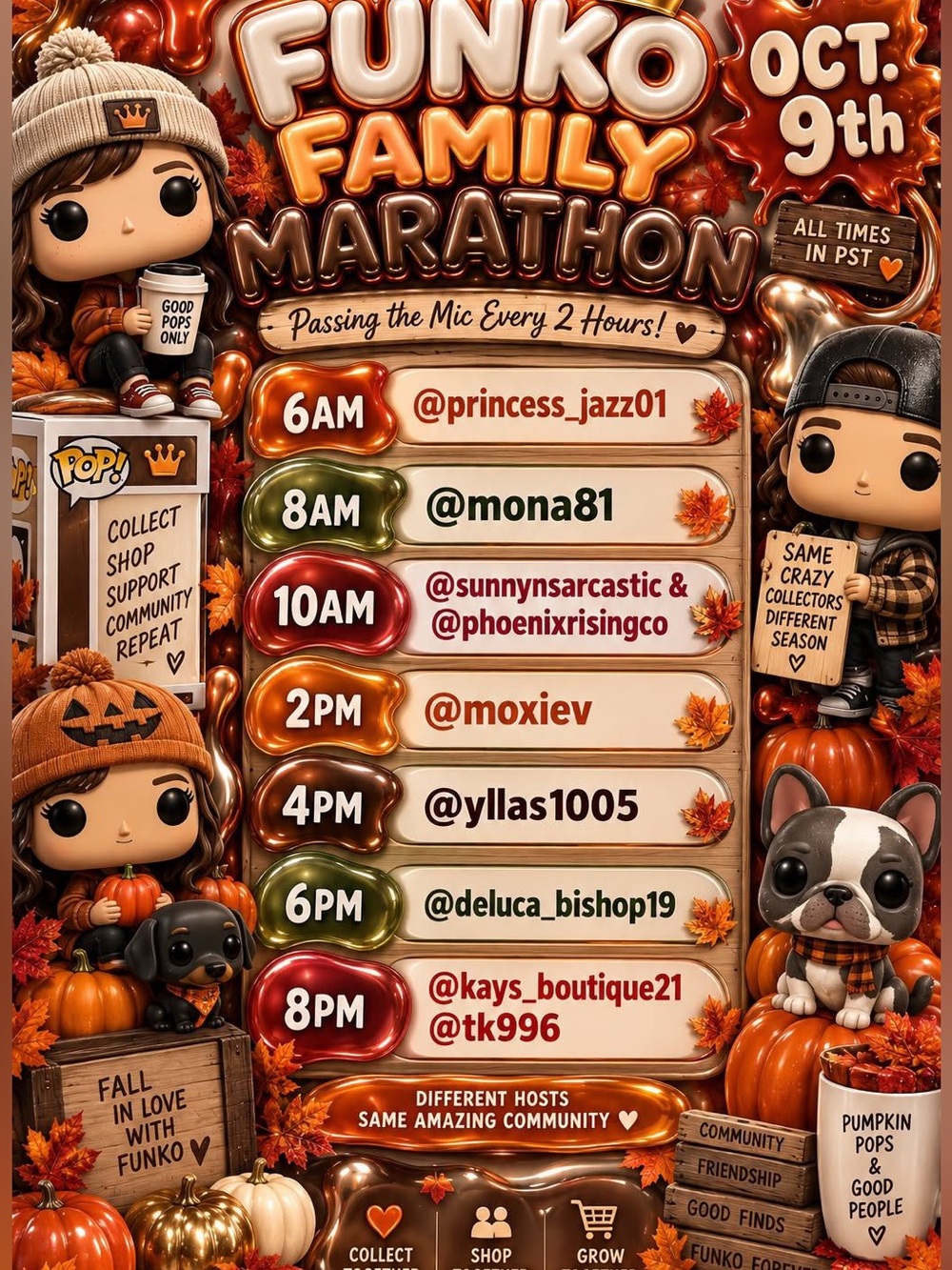 Oct. 9th!! FUNKO/Collectibles Train Share show!! - Picture 2 of 7